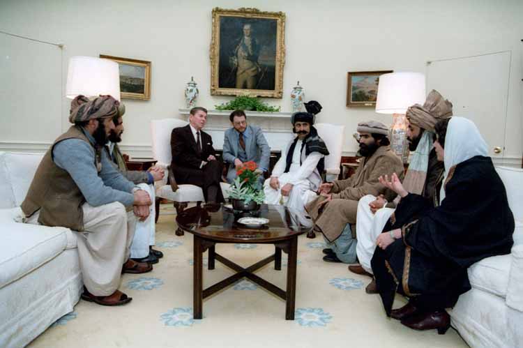 reaganandmujahideen1 Sleeping With the Devil: How U.S. and Saudi Backing of Al Qaeda Led to 9/11